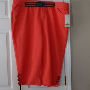 Intro Love The Fit  Stretch Pull On Sheri Capri Power Stretch  Sz 22W